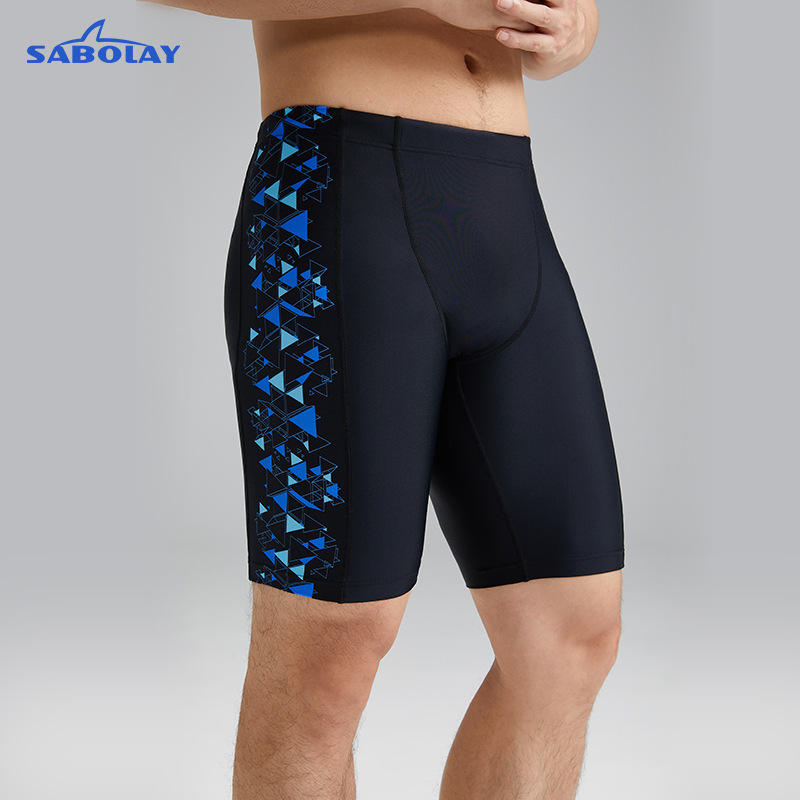 Sabolay New Outdoor Cross-Border Men's Swim Trunks, Large Size Extended Swimming Trunks, Five-Point Shorts, Men's Sports Shorts Wholesale Sabolay New Outdoor Cross-Border Men's Swim Trunks, Large Size Extended Swimming Trunks, Five-Point Shorts, Men's Sports Shorts Wholesale