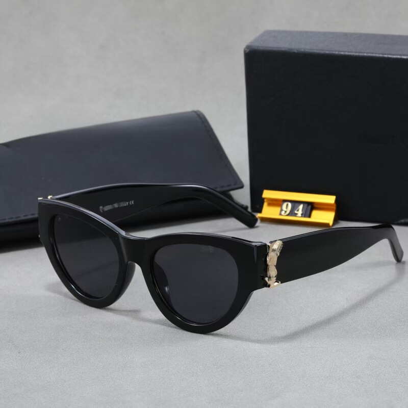 Park Caiying M94 Same Style Sunglasses for Women, High-End Cat-Eye Polarized Anti-Uv Myopia Sunglasses for Square and Round Faces