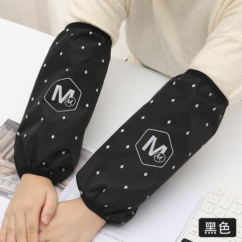 인쇄 된 MM 방수 오버 슬리브 블랙 1 쌍
