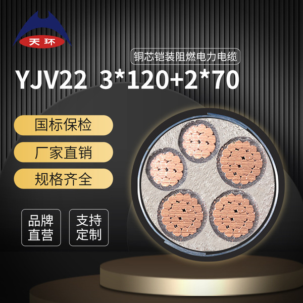 [National standard inspection] Tianhuan armor cable ZR-YJV22…