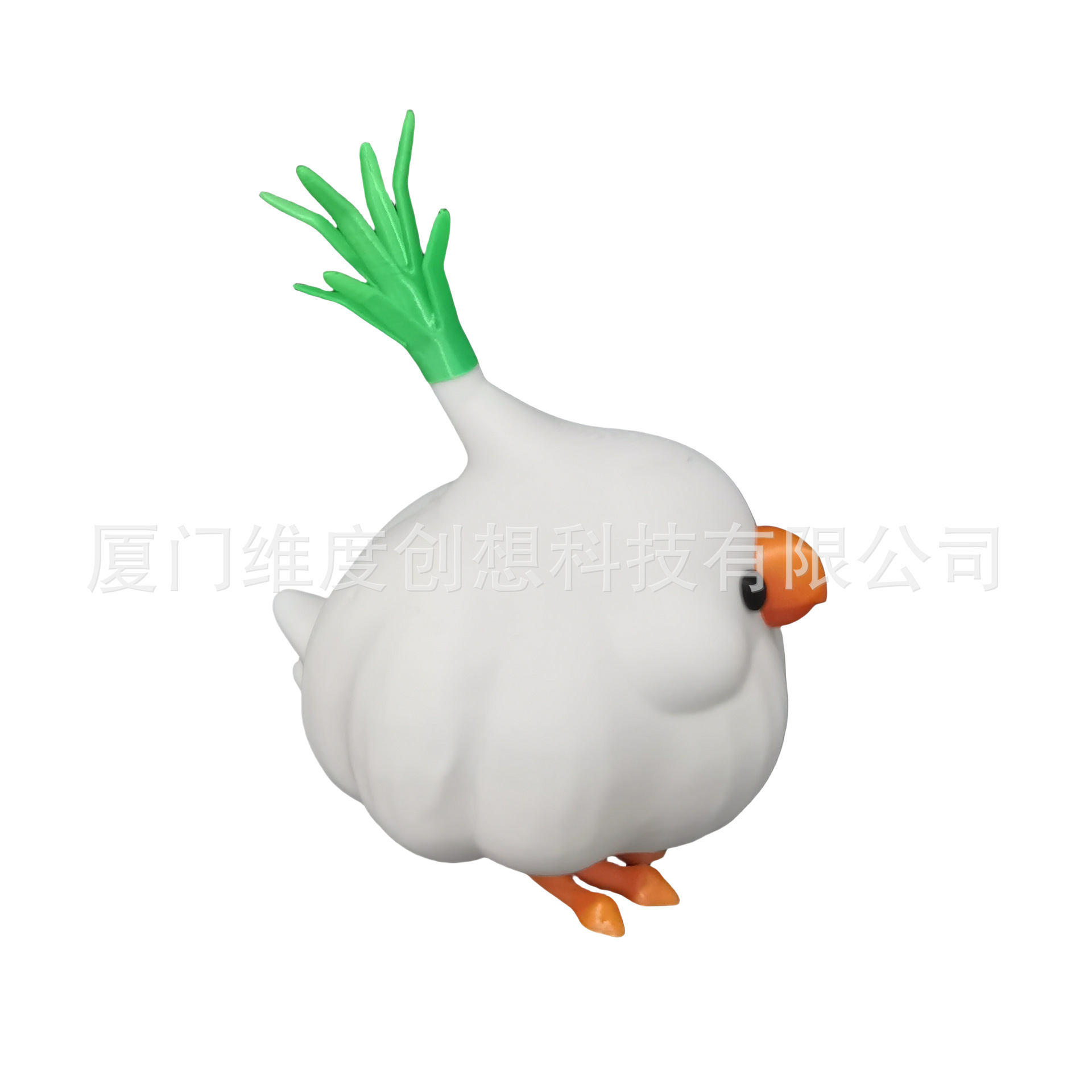 Juguetes de impresión 3D ajo pájaros adornos de escritorio encantadores regalos festivos puestos de venta artesanías de plástico creativas