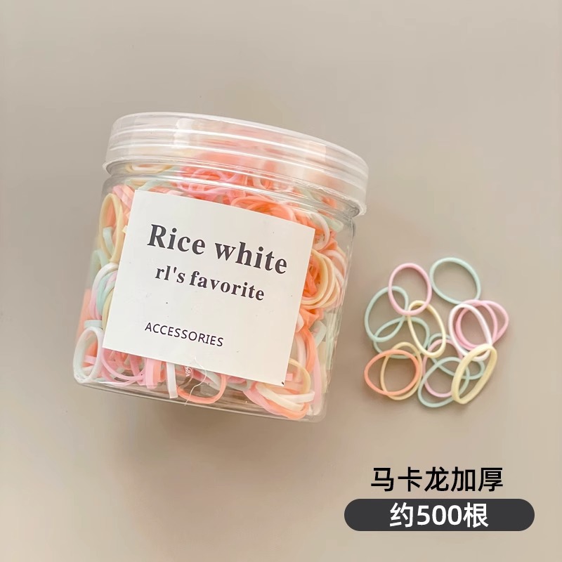 Cuerda de pelo del bebé banda de goma desechable los niños no lastiman el pelo de alta elástica cuerda de pelo durable niñas atar banda de goma banda de pelo