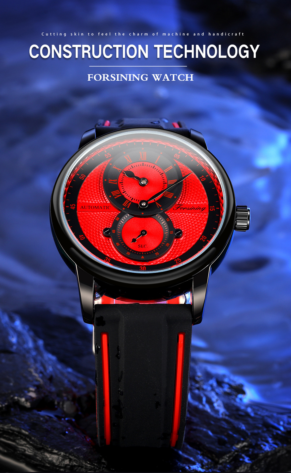 Automatic Mechanical Watch For Men And Women Round Design_voghion.com