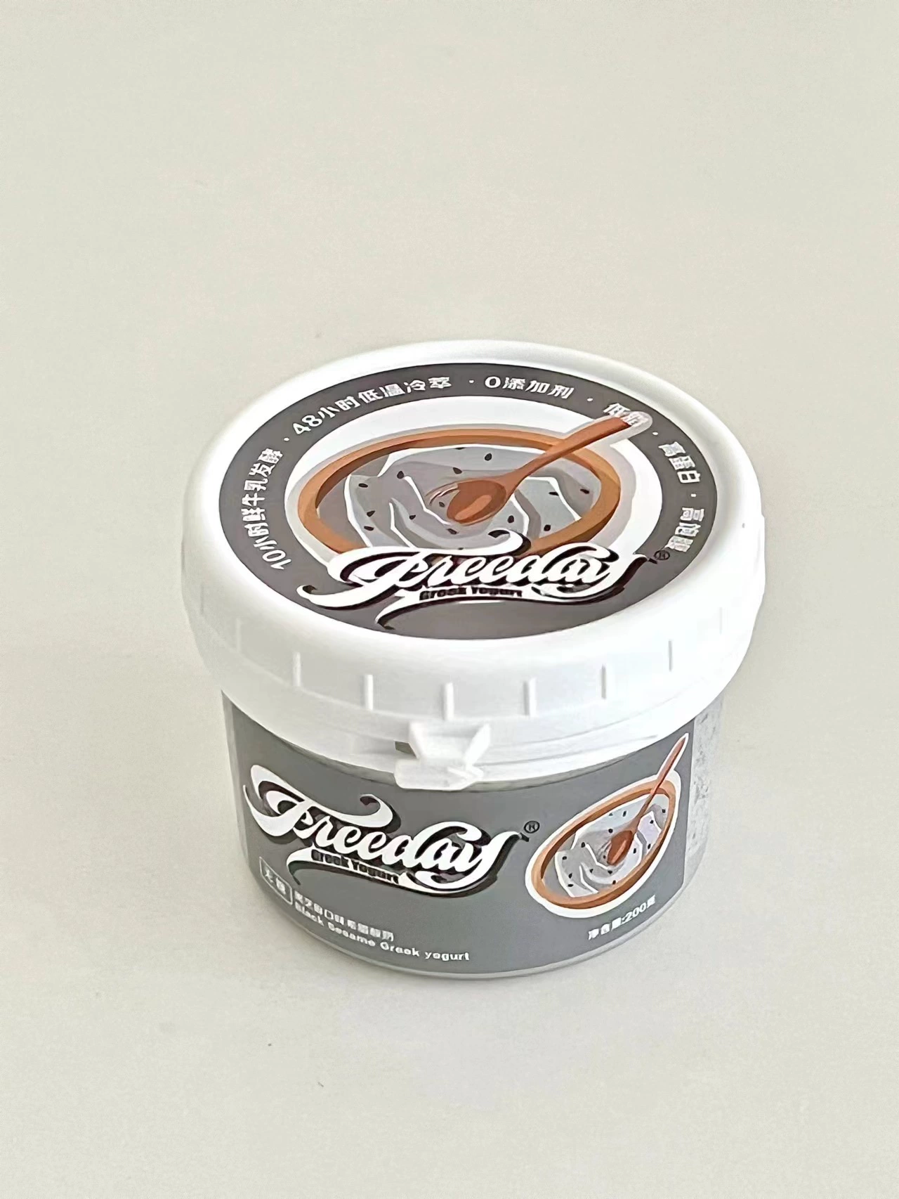 freeday希腊酸奶固体酸奶零蔗糖厚酸奶浓稠冷萃酸奶希腊风味酸奶