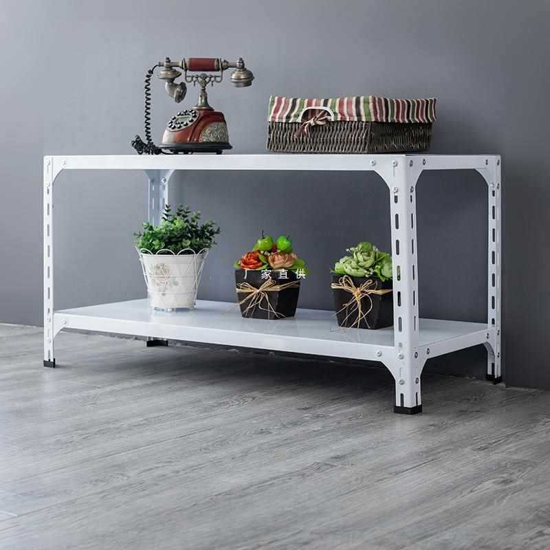 固保家用中小型角钢货架仓储货架置物架厨房多功能收纳杂物架二层