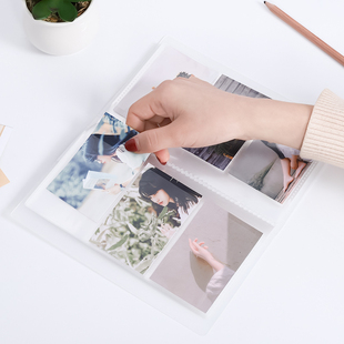 Simple and simple large-capacity 120-piece business card storage book business office business card holder 3 inch photo album filming album