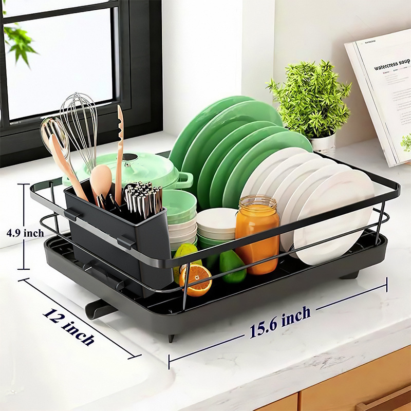 クロスボーダーシンク食器排水ラックパーティション収納シンク収納ラックホームキッチンカウンタートップ食器排水ラック|undefined