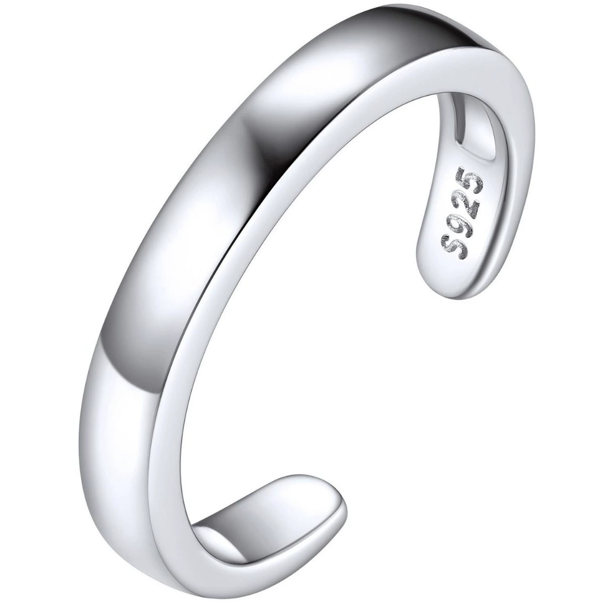 925 стерлингового серебра кольцо для ног женское кольцо для ног классическое регулируемое кольцо для открытия дамы летние украшения для ног