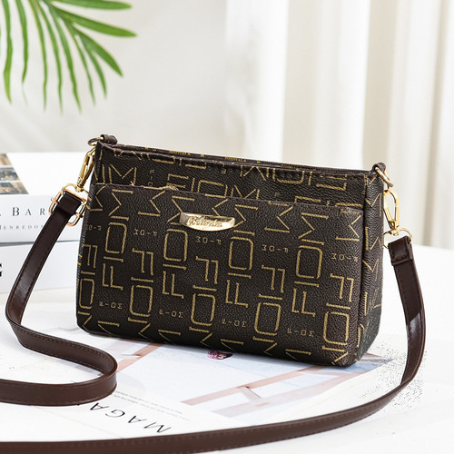 包包女新款时尚潮流韩版大容量妈妈斜跨单肩方包手机女士腰包