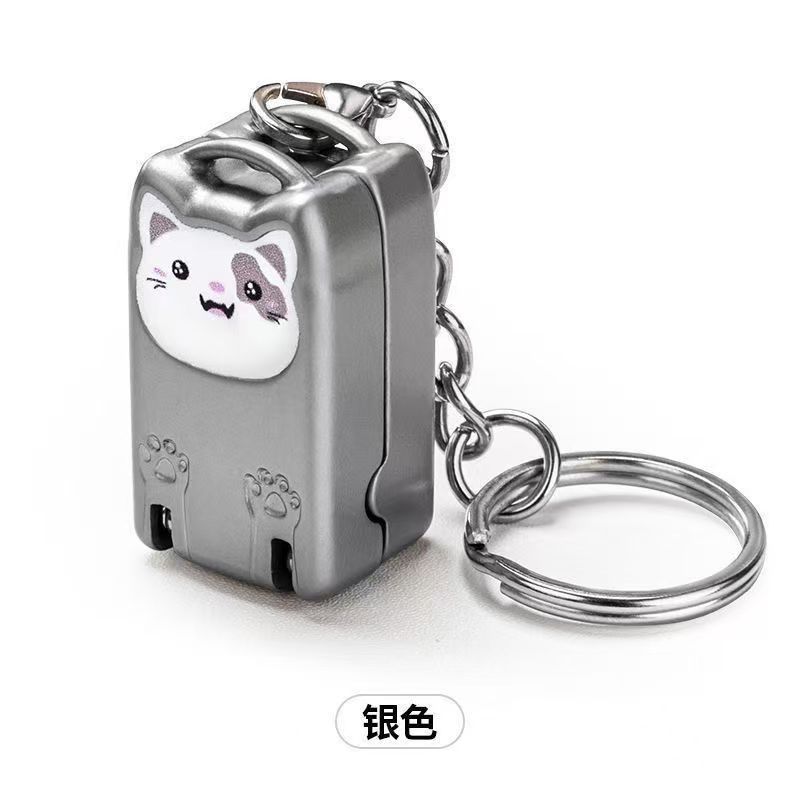 Spot portátil con cortador de uñas portátil de acero inoxidable, cortador de uñas plegable de deformación giratoria