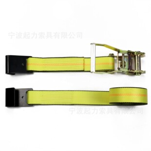 Factory Direct 2 inch plate hook polyester rope tightener ratchet tightener cargo binding belt fixed binding belt tensioner