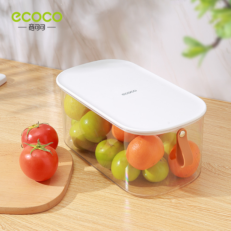 Caja de almacenamiento de refrigerador sellada Preservación de huevo Almacenamiento de organización especial carne vegetal cocina de grado alimenticio artefacto de congelación