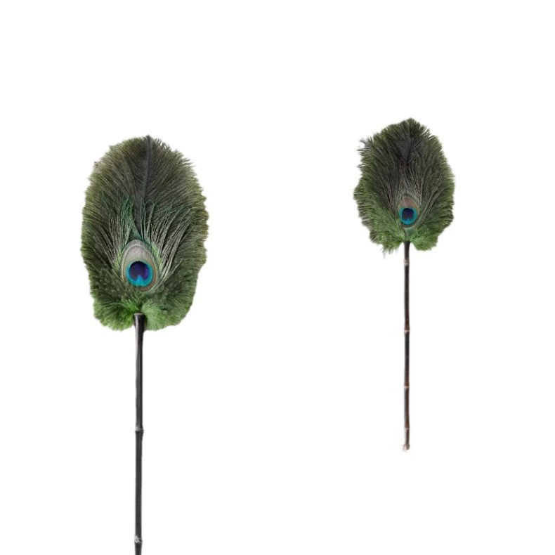 Wind pine duster peacock dust duster artifact cleaning feather duster decoration ostrich feather dust removal household feathers