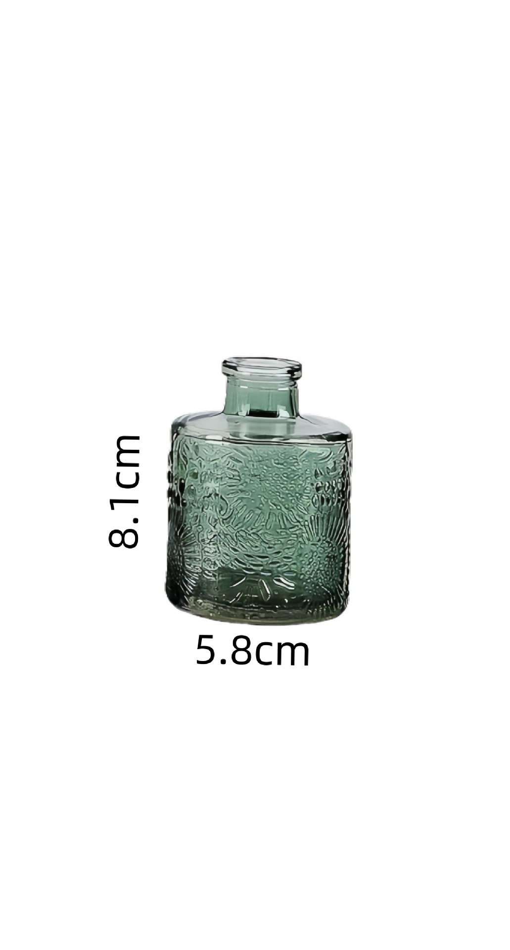 Amazon conjunto de vasijas de vidrio floral de alto nivel sentido retro mini vasijas en el viento de alta belleza adornos