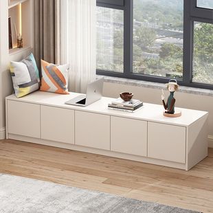 Customizable Simple Bay Window Cabinet, Window Sill Low Cabinet, Can Be Used as a Floor Cabinet for Storage, Storage Cabinet, Bed Cabinet, Tatami Side M^