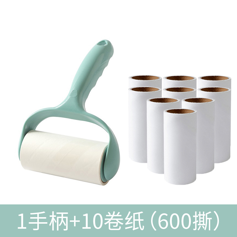 녹색 1 손잡이 + 10 롤 종이 (총 600 찢음)