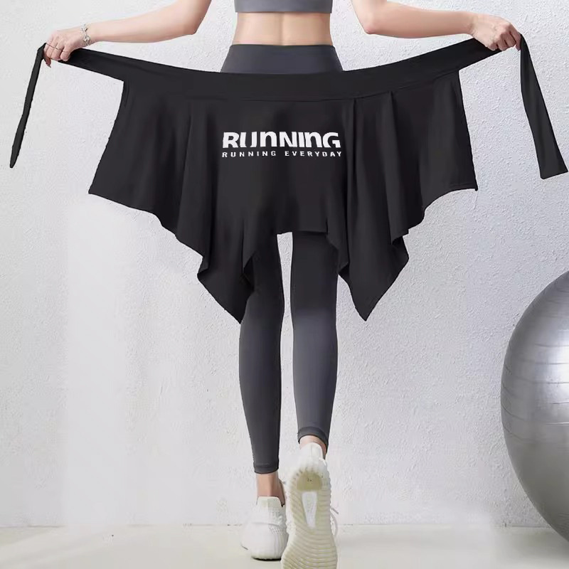 Yoga Hip Covering Skirt Cover Running Sports Anti-embarrassment Outer Skirt Fart Curtain Fitness One-piece Hip Covering Skirt Yoga Clothing for Women Yoga Hip Covering Skirt Cover Running Sports Anti-embarrassment Outer Skirt Fart Curtain Fitness One-piece Hip Covering Skirt Yoga Clothing for Women