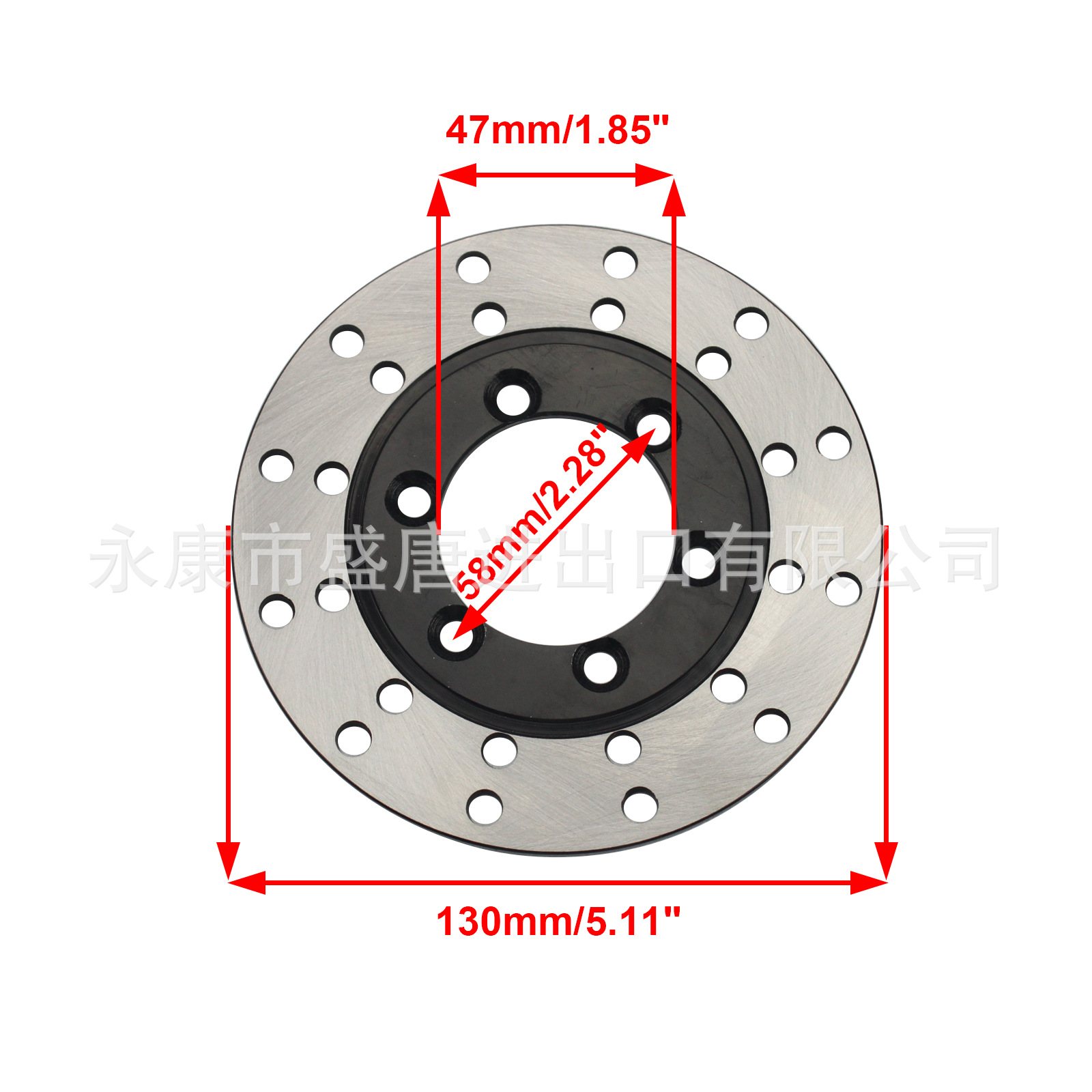 Brake disc adapted to 150cc 250cc off-road vehicle kart ATV 50cc 70cc 90cc 110cc