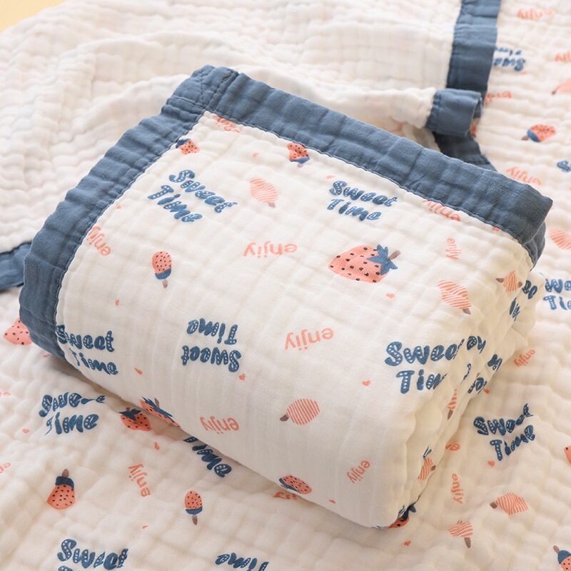 Comfortable Gauze Bath Towel, Quick-Drying, Physically Antibacterial, Printed, Kidsren's Class A, Maternal and Infant Grade, Large Towel That Wraps the Whole Body, Soft