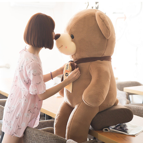  Large Bow Tie Teddy Bear Plush Toy Doll Same Style Girls Birthday Gift Teddy Bear Pillow
