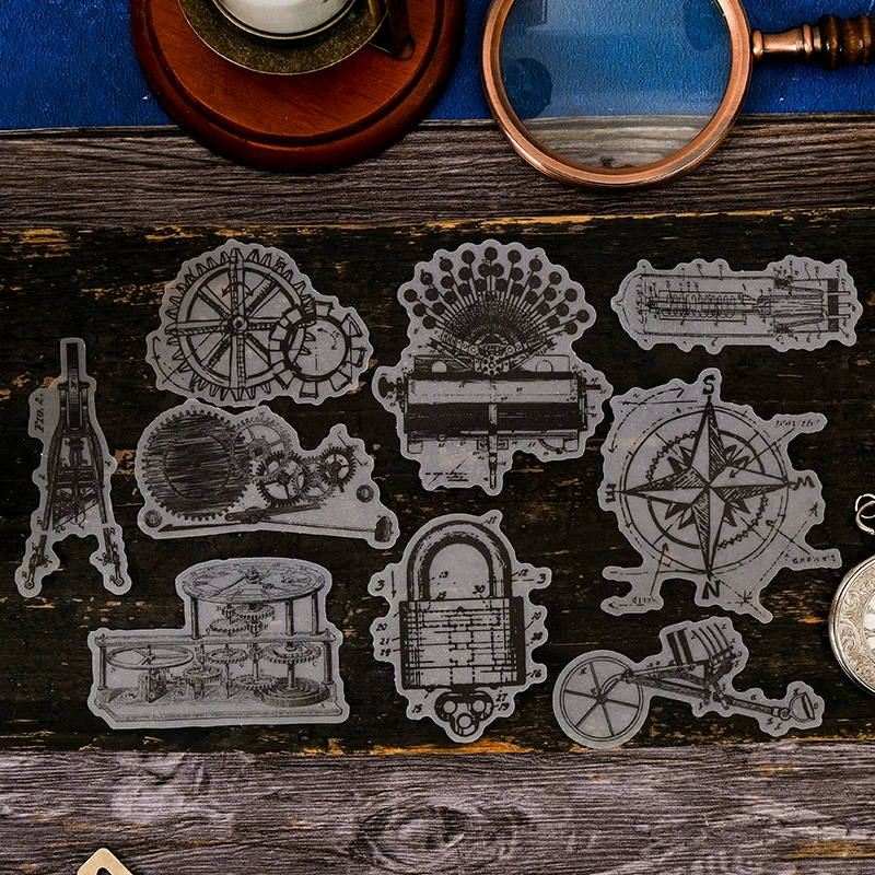 Time Cartographer серии красивый день наклейки пакет Ретро предметы 30 8