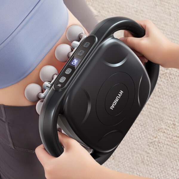 HYUNDAI 16頭のプロレベルの筋膜銃フィットネス家庭用充電タイプの深層筋肉リラックスマッサージ機器|undefined