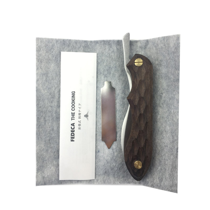 日本FEDECA The Cooking Knife 折叠厨刀（胡桃木）