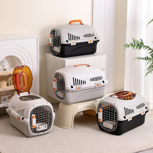 New Pet Flight Box, National Air Transport Box, Convenient Breathable Travel Cage for Cats and Dogs