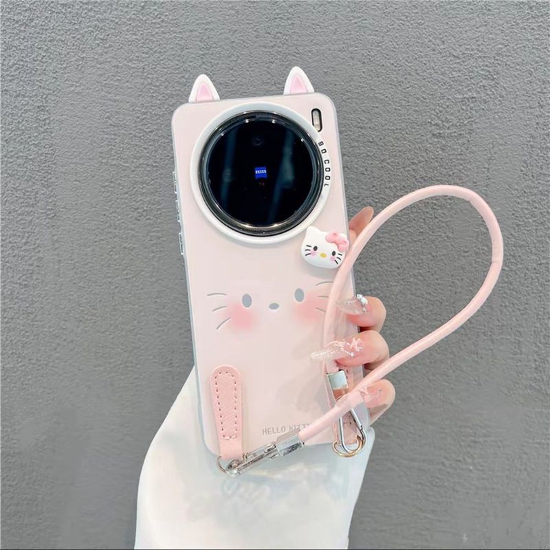 x200手机壳女款x100ultra卡通防摔x90保护套x80脸红凯蒂适用vivo|undefined