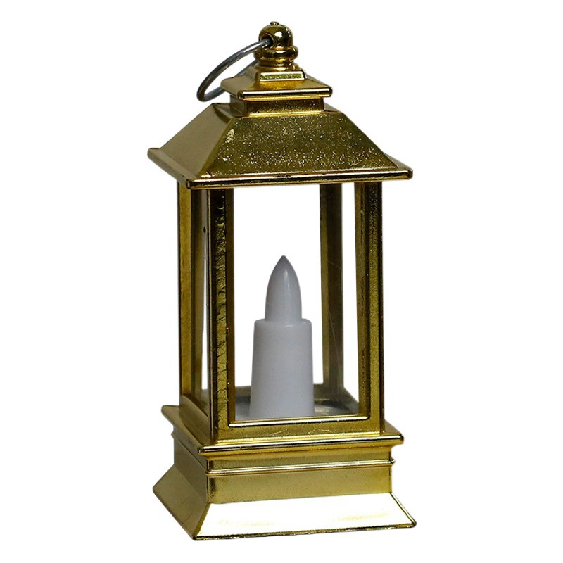 Светодиодный мини-маленький квадратный светильник для украшения рождественских электронных свечей для свечей Ретро портативный маленький подсвечник подсвечник прикроватный ночной свет