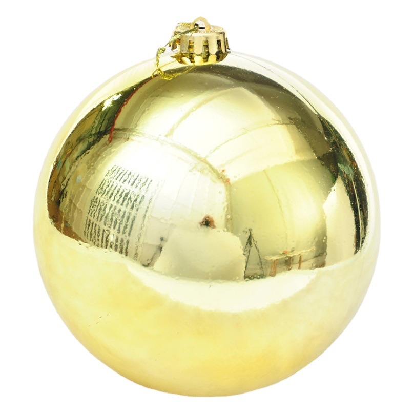[Hong kong heng] árbol de navidad colorido bola colgante decoración de la boda suministros oro brillante plástico galvanoplastia bola de navidad al por mayor