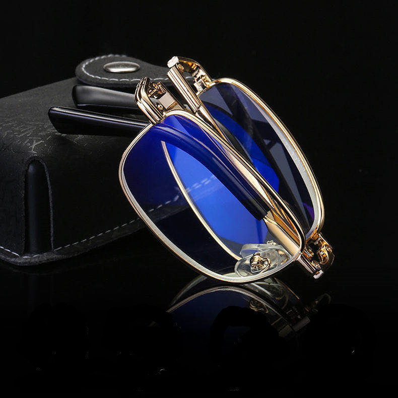 Far and Near Dual-Light Anti-Blue Light Reading Glasses for Far and Near, Foldableable Portable Reading Glasses in Stock