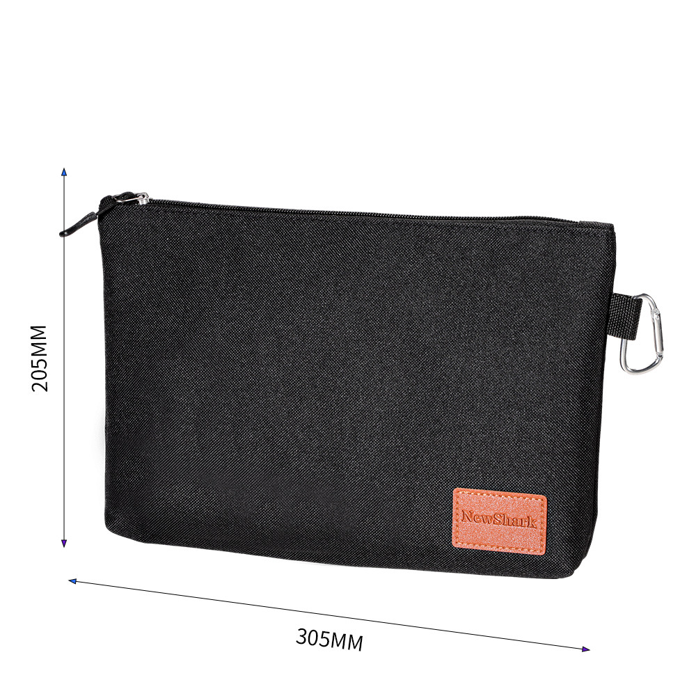 Kit de herramientas de gran capacidad de rollo portátil para el sitio de construcción, kit de herramientas de bolsa de hardware engrosado y reforzado de tela Oxford para el hogar