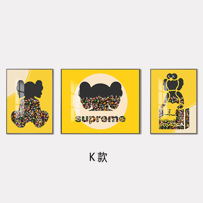 Bloques de construcción de Lego, pintura decorativa para personas, sala de estar, sofá, pared de fondo, pintura triple, pintura tridimensional, mural de entrada física tridimensional