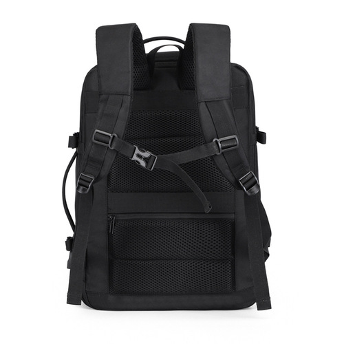 Expandable Dual-Shoulder Backpack Custom LOGO Large Capacity 39L Independent Shoe Compartment 17-inch Nylon Laptop Bag