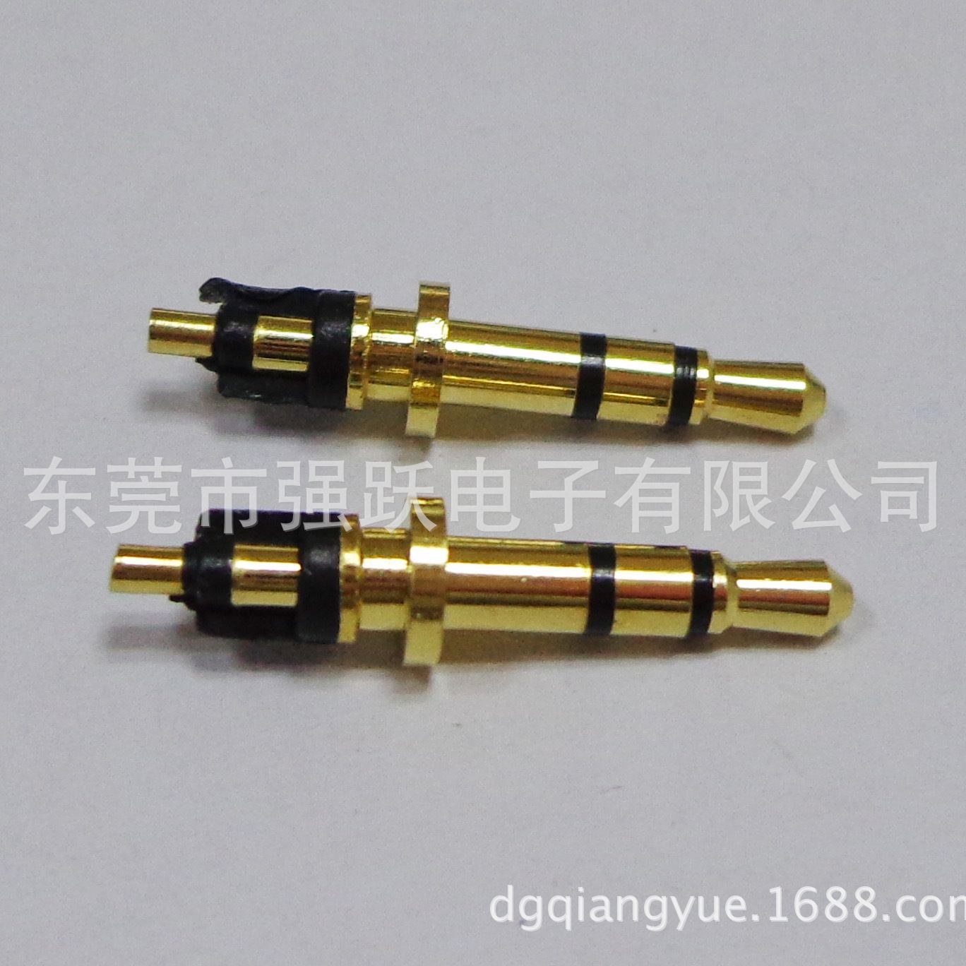 供应耳机插头3.5mm白胶插头 6.35公插头小转大