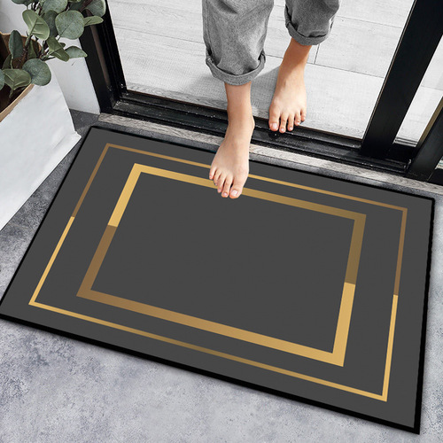 Entry mat door mat bathroom toilet absorbent mat anti-slip pad front door home foot mat door mat rug