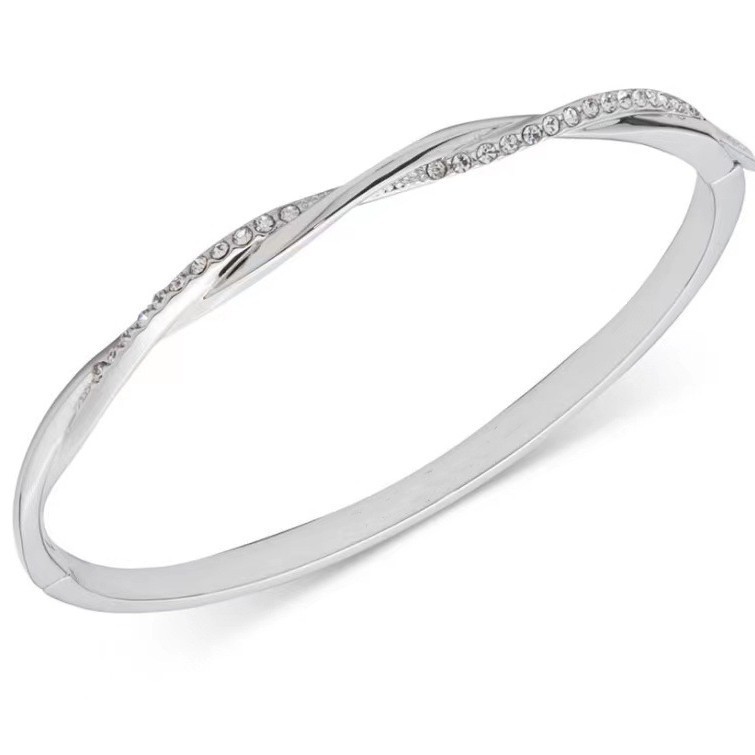 화이트 골드 팔찌