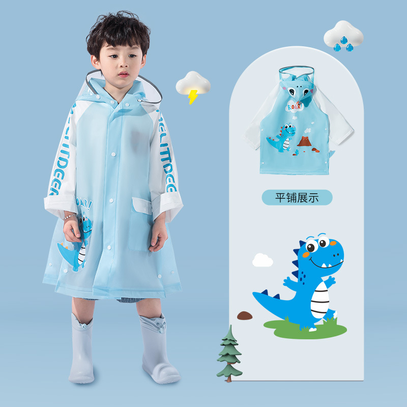 Impermeable Portátil Infantil de EVA, Engrosado y Reutilizable para Senderismo y Actividades al Aire Libre