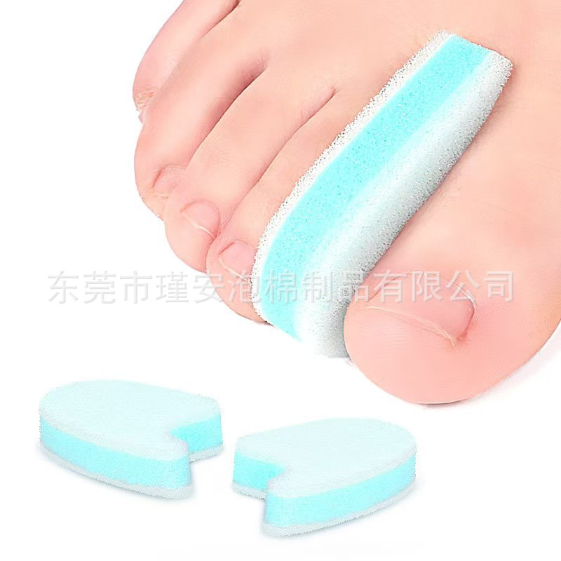 瑾安批发拇指外翻顺趾垫重叠脚趾矫形器大脚骨日用脚趾分离器海绵