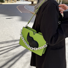 小众设计包包女2022年新款网红手提链条小方包ins斜挎包