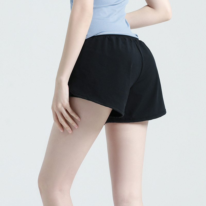 Juyitang Summer Shorts Women's Anti-walking Side Pocket Fake Two-piece Sports Running Fitness Yoga Shorts Juyitang Summer Shorts Women's Anti-walking Side Pocket Fake Two-piece Sports Running Fitness Yoga Shorts
