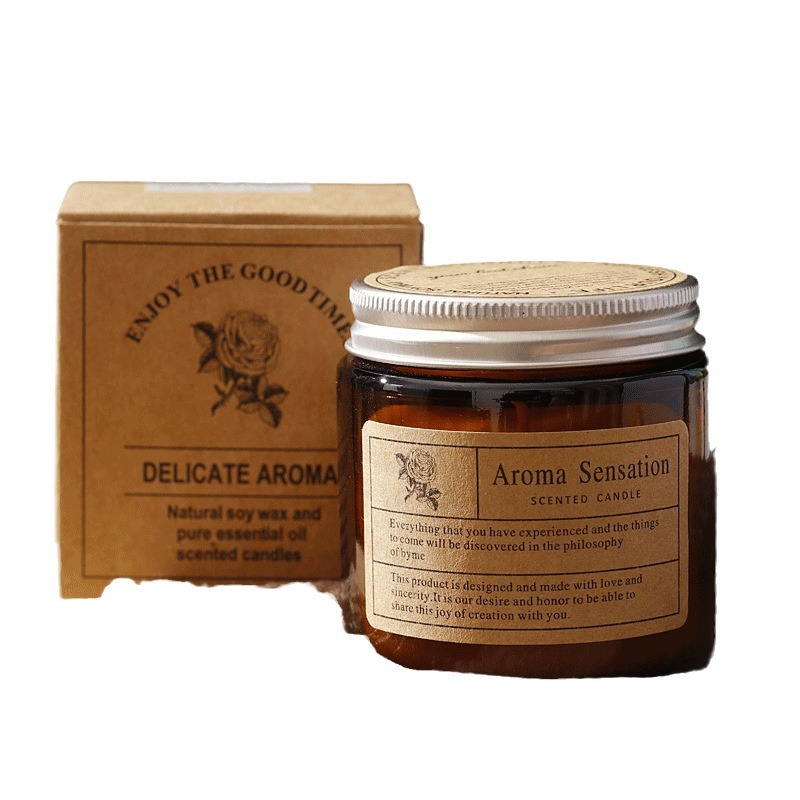 Vela aromática de lujo para el hogar con estuche de regalo_voghion.com