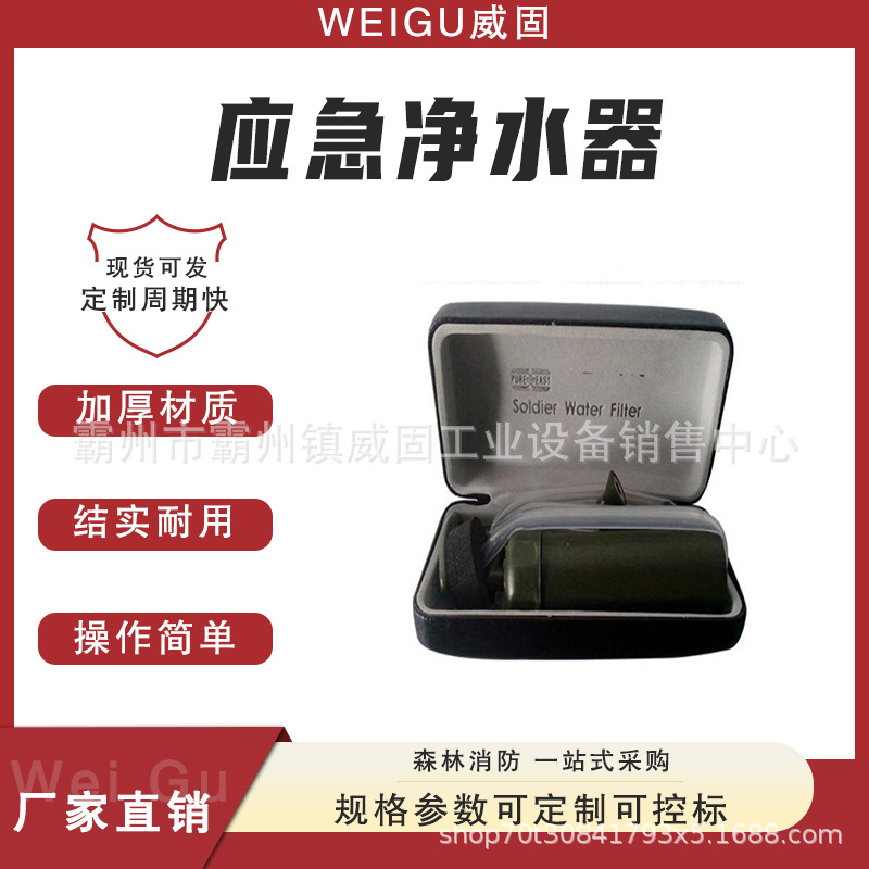 净水器野外露营泵式直饮过滤器野外应急净水器吸管直饮过滤器