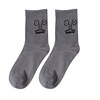 Demi-season cartoon brand sports cute knee socks, mid-length