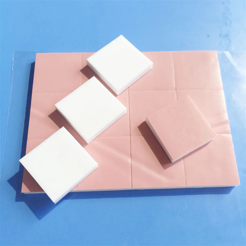 Soft High Thermal Conductivity Silicone Sheet Blue Electronic Power Supply Cooling Insulation Gasket Display Screen Filling Silicone Rubber