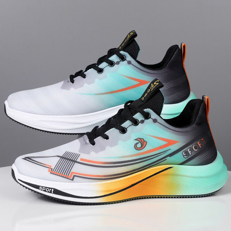 Zapatos de hombre nuevos zapatos de correr con amortiguación de gran tamaño zapatos deportivos con amortiguador de maratón color de moda zapatos casuales de primavera y otoño zapatos de carrera