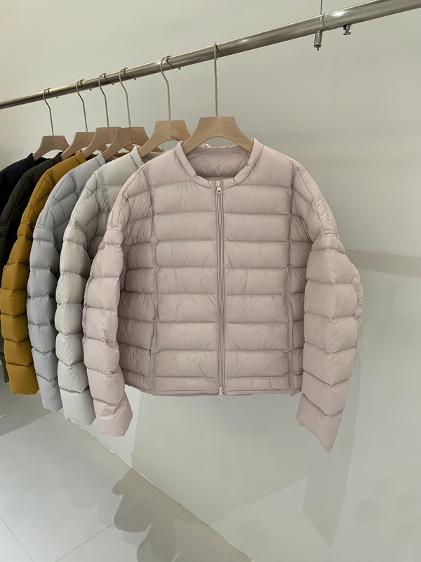 韩版短款无领排骨羽绒服女小众休闲百搭休闲90绒宽松面包服外套潮|undefined