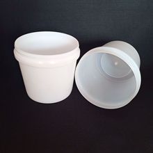 河南厂家直销批1升塑料桶样品取样壶pp全白色半透明带盖塑料小桶