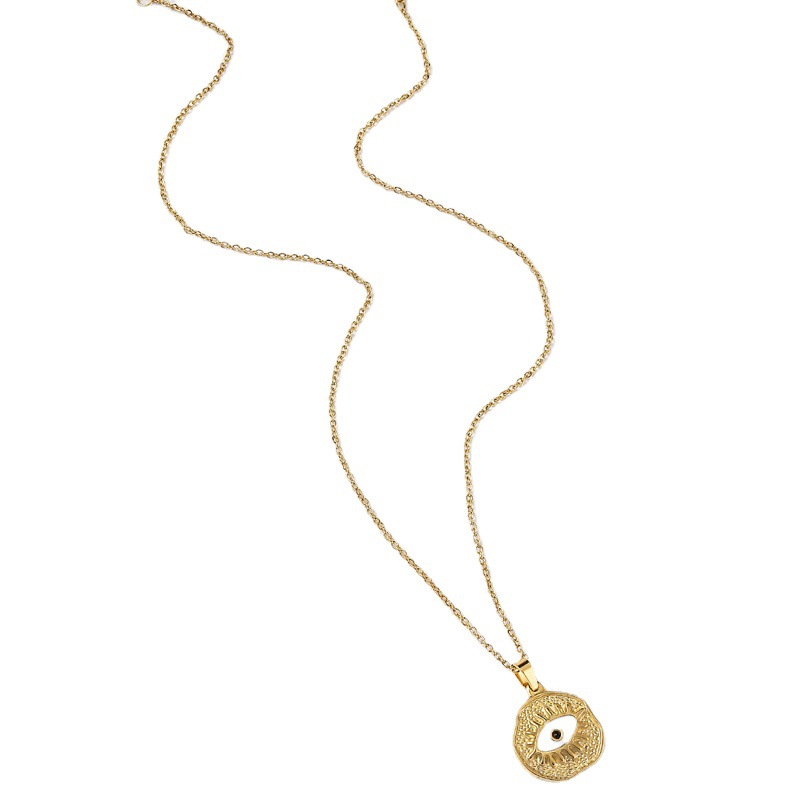 Titanium Steel Necklace Personalized Gold Pendant For Women_voghion.com